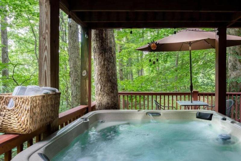 Mountain Spirit Cabin - Fireplace And Hot Tub Villa Blue Ridge Kültér fotó